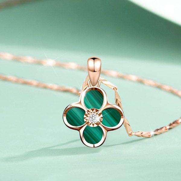 Women's Clover Sterling Silver Necklace - Image 3