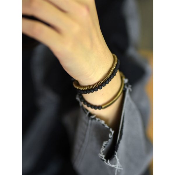 Personality Multi-layer Bracelet Female Design Volcanic Rock Retro - Image 7