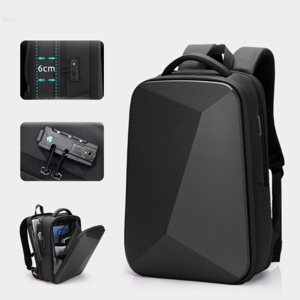 Men's ABS Hard Shell Business Backpack - Image 5