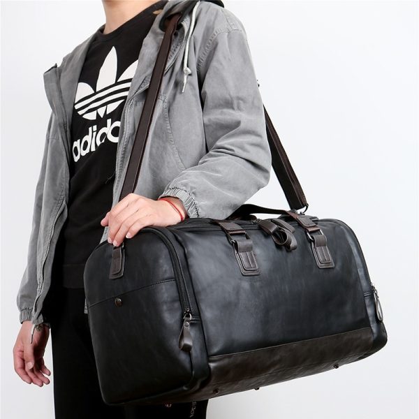 Men's Portable Travel Bag Crossbody Business Short Distance Business Bag Large Capacity - Image 3