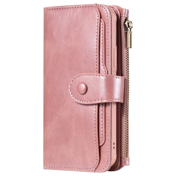 Applicable To 16 Mobile Phone Leather Case Retro Multi-function Card Wallet Split Magnetic Anti-fall Shell - Image 10
