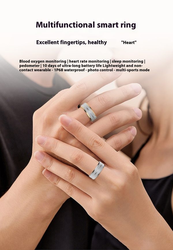 2024 Smart Ring For Men Women Heart Rate Blood Oxygen Monitoring Multi Sports Modes IP68 Waterproof Smart Rings For Android IOS - Image 10