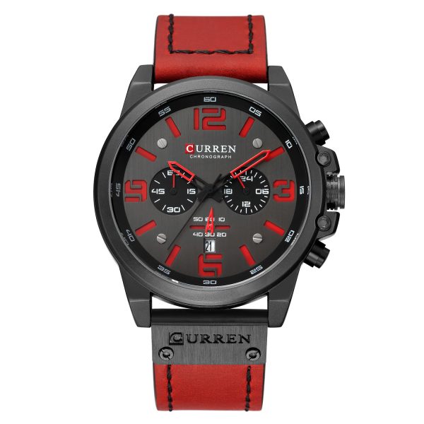 Carrian 8314 Men's Watch Sport Six-Piece Quartz Watch Calendar Men's Watch Waterproof Strap Watch - Image 5