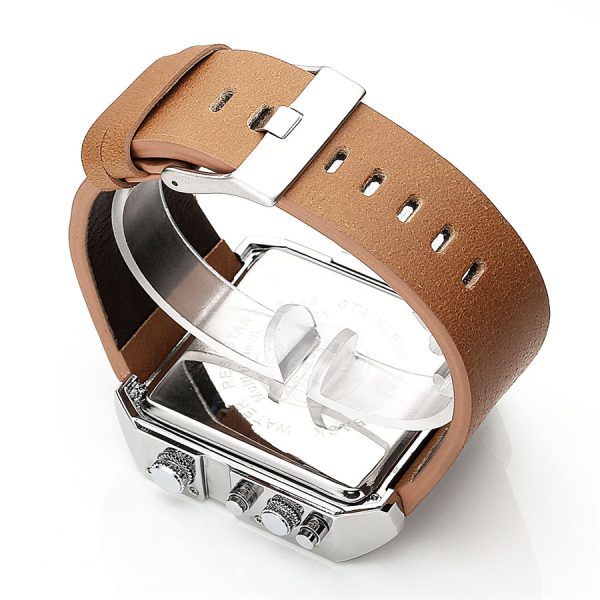 611 date 8145 countdown waterproof backlight luminous double display electronic watch - Image 7