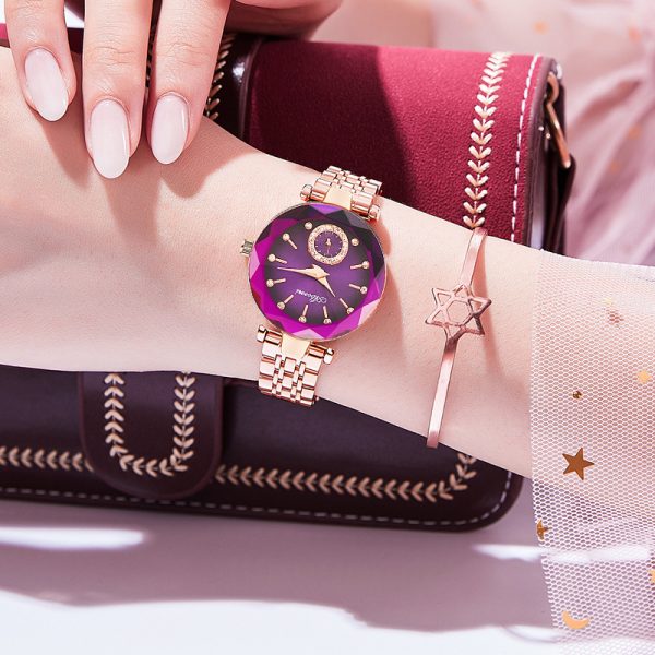 Women's Fashion Simple Cut Quartz Watch - Image 8