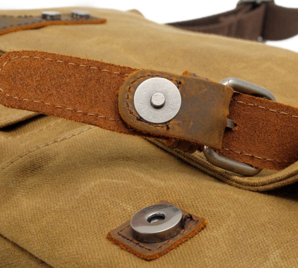 Men's canvas shoulder bag - Image 4
