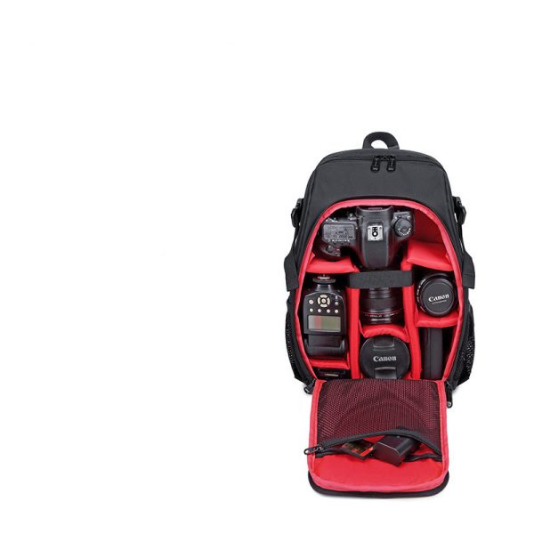 Camera Bag SLR Double Shoulder Outdoor Multifunctional Photography Backpack - Image 2