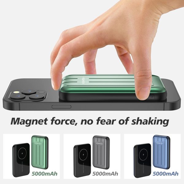 Wireless Charger Magnetic Power Bank 5000mAh Powerbank - Image 4