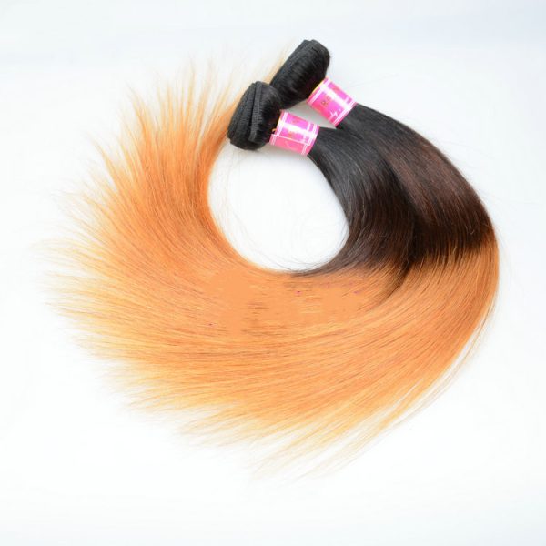 Straight hair weave hand woven hair wig for ladies - Image 4