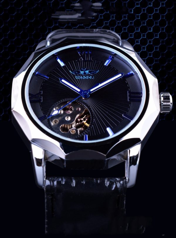 Men's Casual Hollow Automatic Mechanical Watch - Image 5