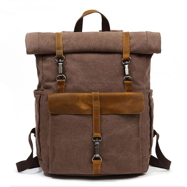 Nuovi Uomini Di Tela Retro Zaino-Zaino Borsa Studenti Scuola Borsa Outdoor Indossare Borsa Di Viaggio Resistente All'Usura - Image 2