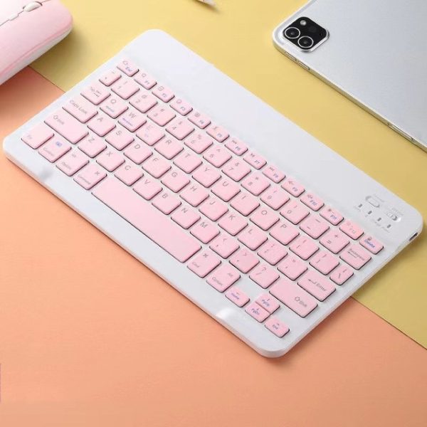 Compatible with Apple , Color Macaron Ultra-Thin Wireless Keyboard And Mouse - Image 8