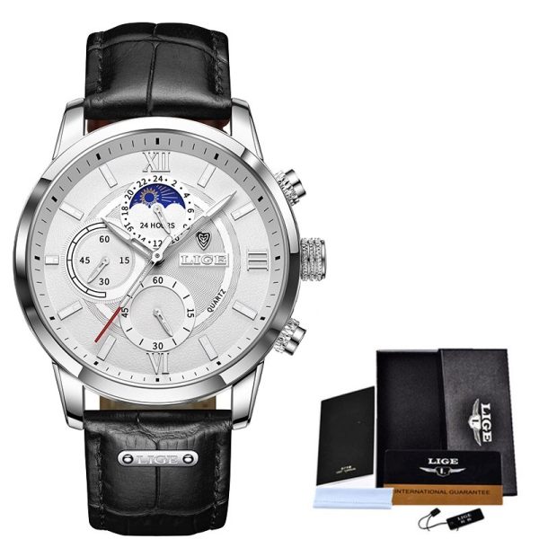 The New Multifunctional Waterproof Quartz Watch Chronograph - Image 5