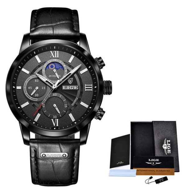 The New Multifunctional Waterproof Quartz Watch Chronograph - Image 6