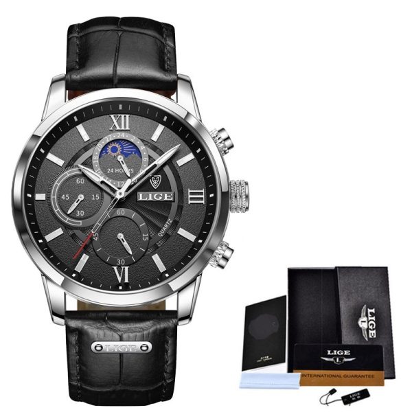 The New Multifunctional Waterproof Quartz Watch Chronograph - Image 4