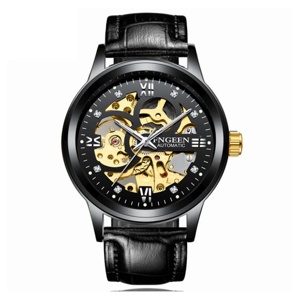Fashion Luxury Luminous Waterproof Steel Band Mechanical Watch - Image 6