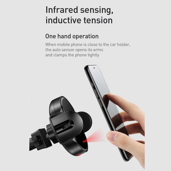 Cross Border Car Wireless Charging Mobile Phone Bracket Fast Charging Infrared Sensor Bracket Base Can Be Customized - Image 2