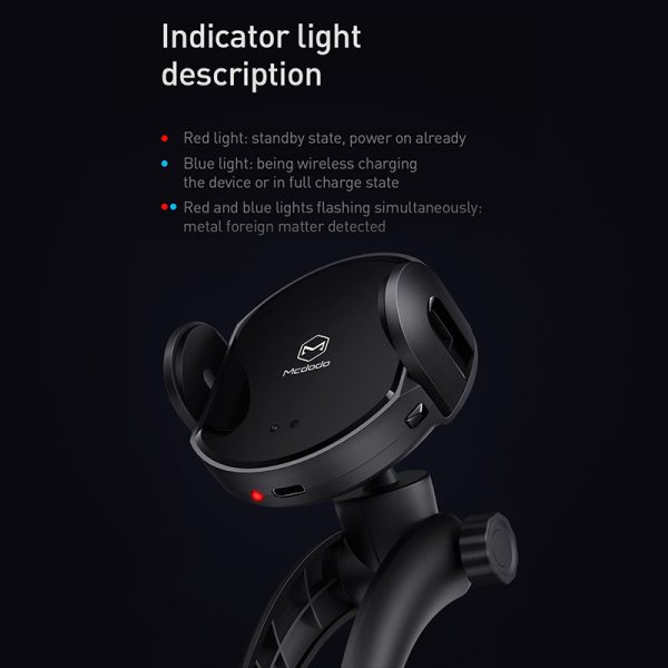 Cross Border Car Wireless Charging Mobile Phone Bracket Fast Charging Infrared Sensor Bracket Base Can Be Customized - Image 4