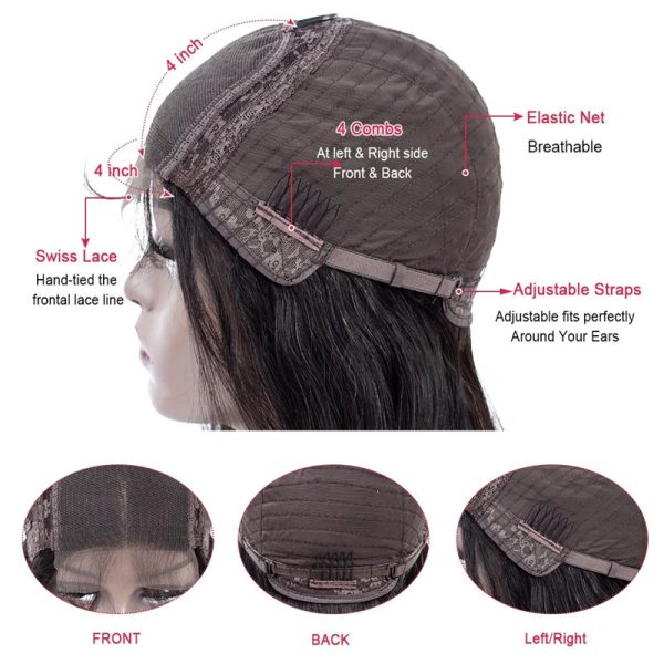 European And American Wig Front Lace Short Curly Hair Fashion - Image 2