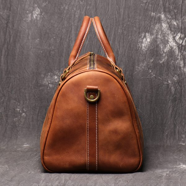 Crazy Horse Leather Short-Distance Business Travel Bag Simple One-Shoulder Messenger Bag - Image 2