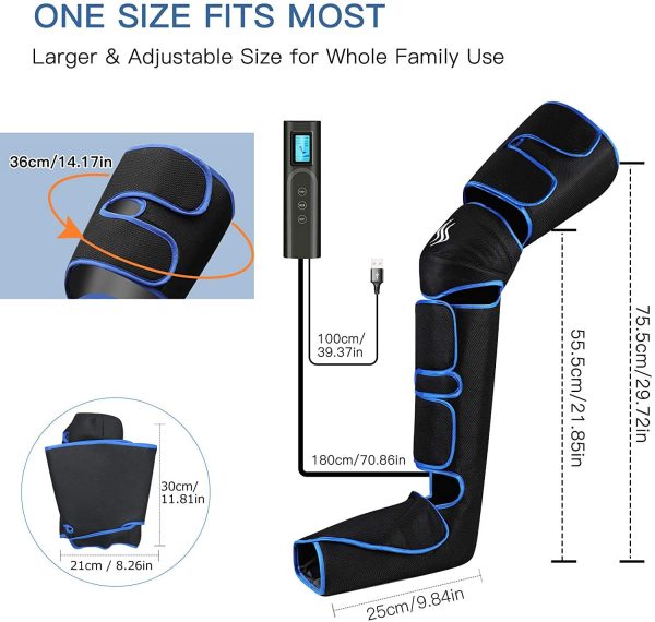 Pneumatic Leg Massager Promotes Blood Circulation - Image 5