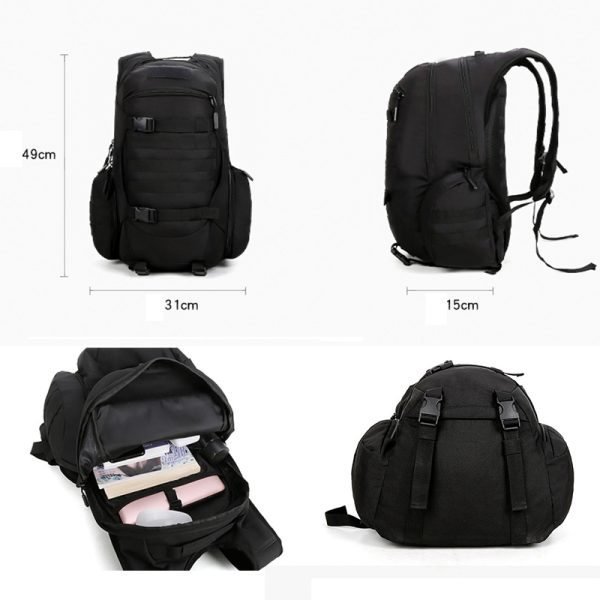 40L Men's And Women's Sports Hiking Mountaineering Bag Outdoor Tactical Bag Hunting Rucksack - Image 5