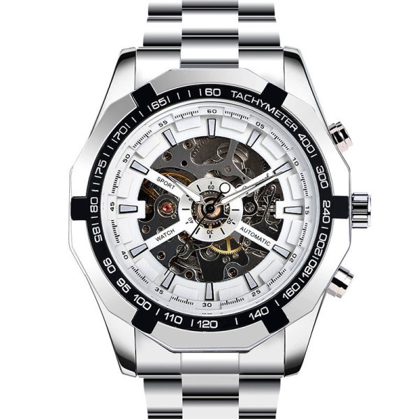 Business Fashion Watch Steel Belt Hollow - Image 2