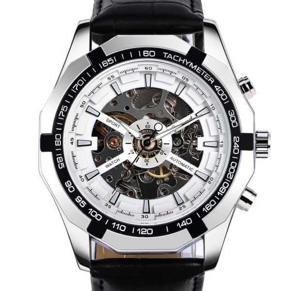 Business Fashion Watch Steel Belt Hollow - Image 6