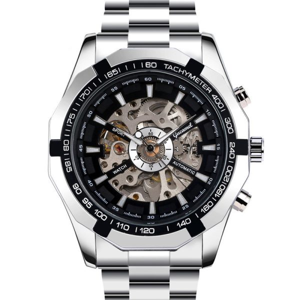 Business Fashion Watch Steel Belt Hollow - Image 4