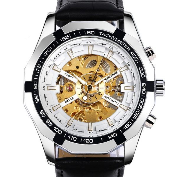 Business Fashion Watch Steel Belt Hollow - Image 5