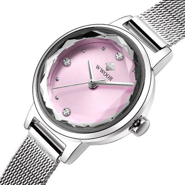 Fashion Simple Women's Quartz Watch Mesh Strap - Image 4
