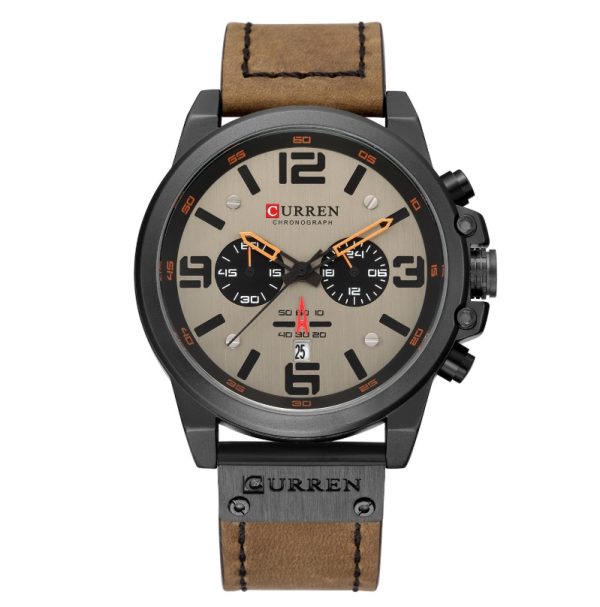 Carrian 8314 Men's Watch Sport Six-Piece Quartz Watch Calendar Men's Watch Waterproof Strap Watch - Image 4