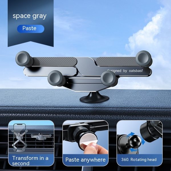 New Invisible Alloy On-board Bracket Paste Gravity Bracket - Image 7