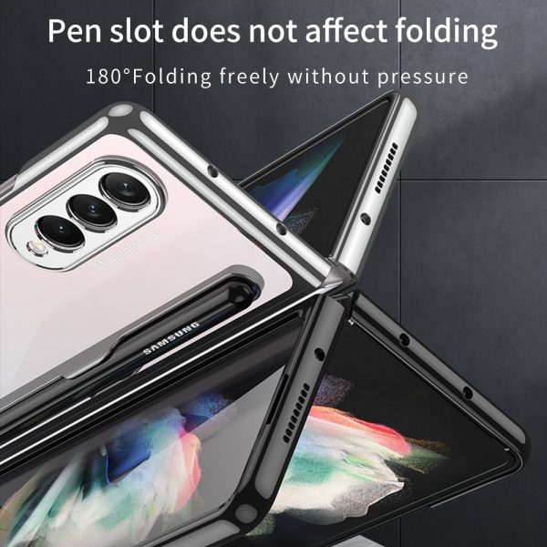Mobile Phone Case Folding All-inclusive Electroplating Transparent Anti-drop - Image 2