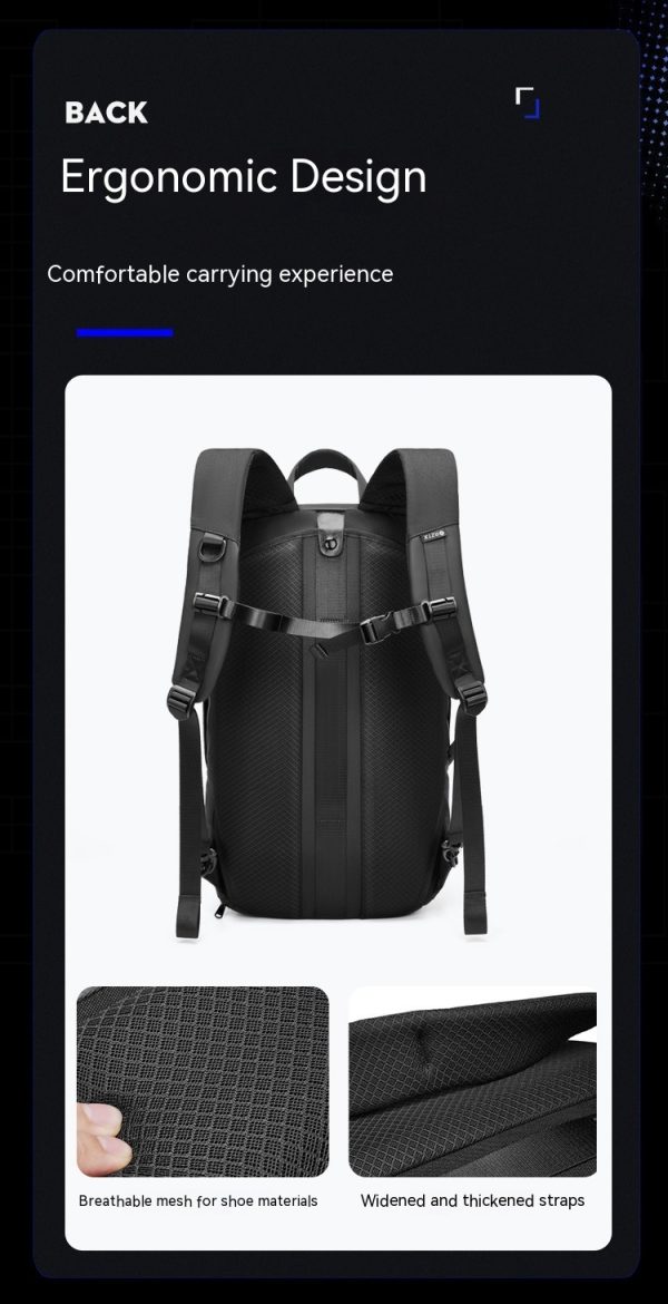 Large Capacity Backpack Men's Multifunctional Oxford Cloth - Image 8
