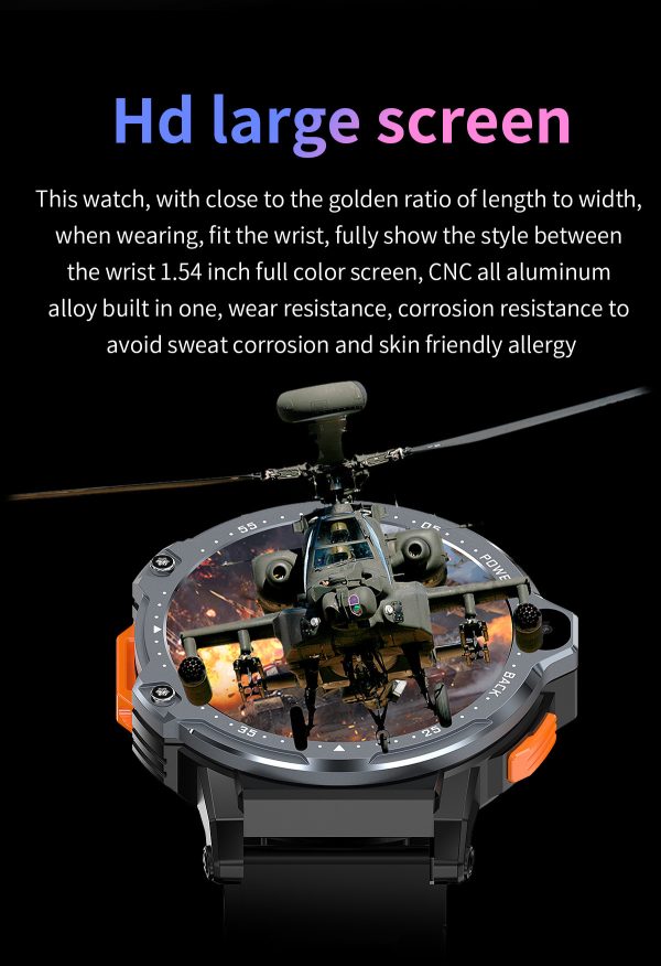 AP6 Smart Watch Dual Camera 4G Plug-in Card - Image 8