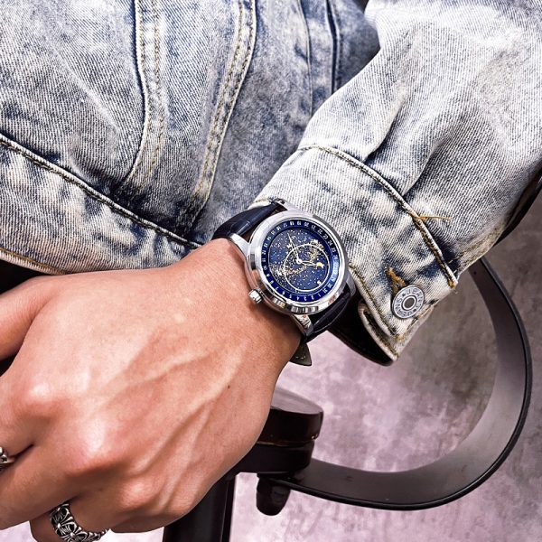 Fully Automatic Luminous Waterproof Leather Belt For Men - Image 4