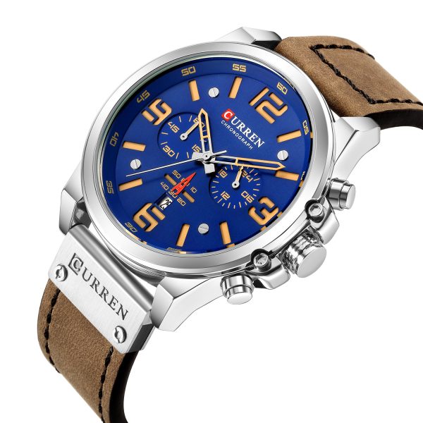 Carrian 8314 Men's Watch Sport Six-Piece Quartz Watch Calendar Men's Watch Waterproof Strap Watch - Image 7