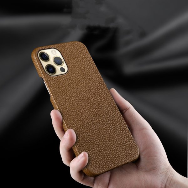 Genuine Leather Protective Case Shatterproof Mobile Phone Case - Image 2