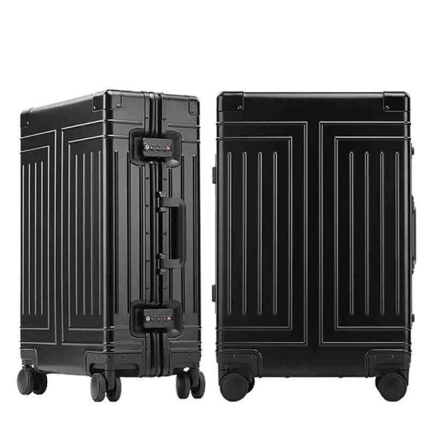 High End All Aluminum Magnesium Alloy Pull Rod Universal Wheel Luggage Compartment - Image 3