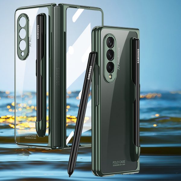 Mobile Phone Case Folding All-inclusive Electroplating Transparent Anti-drop - Image 3