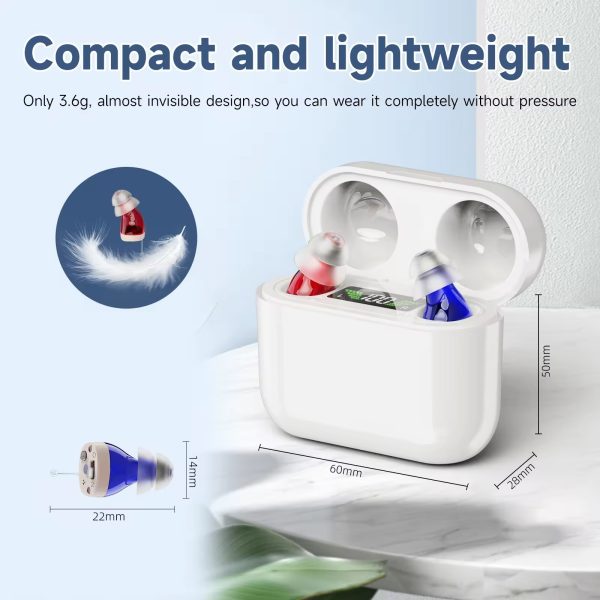 Cross-border Within The Ear Elderly Digital Hearing Aid Sound Amplifier Sound Collector Mobile Charging Warehouse - Image 2