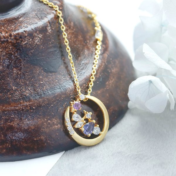 Romantic Garden Cordierite Necklace Designed By Minority - Image 3