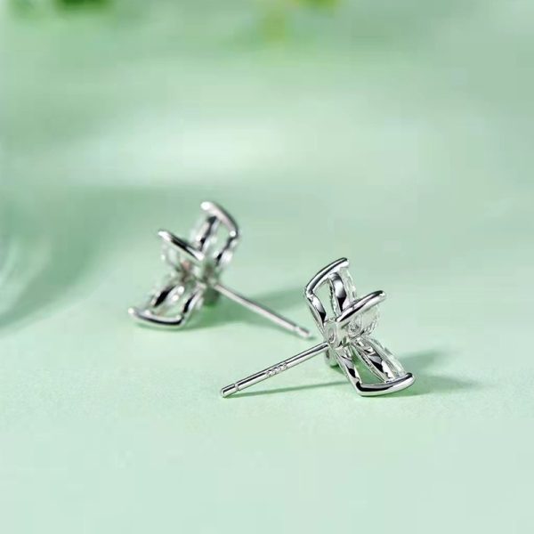 925 Silver Plated Personalized Design Graceful And Petite Earrings - Image 4