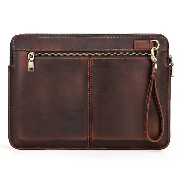 New Protective Case Crazy Horse Leather Notebook Computer Liner Bag - Image 6