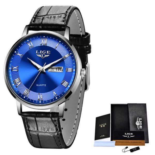 Thin Ladies Quartz Dual Calendar Waterproof Watch - Image 3