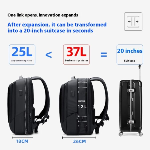 Business Computer Multi-function Expansion Travel Bag - Image 3