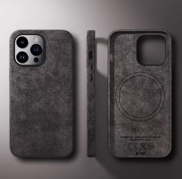 Alcantara Suede Phone Case Magnetic All-inclusive Men And Women - Image 7