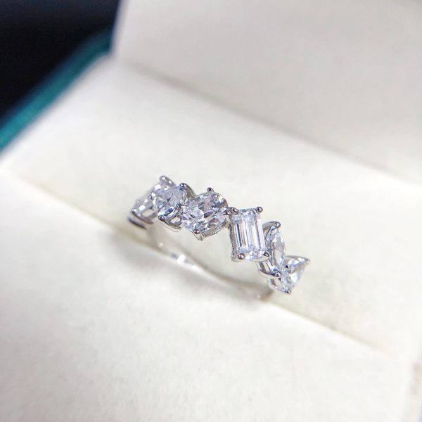 Versatile Shaped Small Row Diamond Ring - Image 2