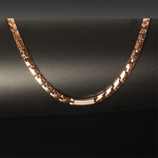 Diamond Stainless Steel Necklace For Men And Women - Image 3